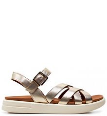 Sandały Geox złote damskie 