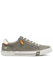 Sneakersy Mustang szare męskie 