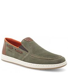 Półbuty wsuwane Rieker zielone męskie 