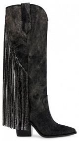 Kozaki na obcasie Steve Madden czarne 