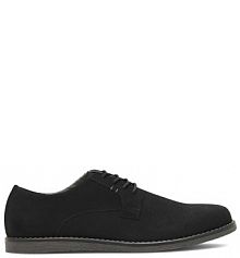 Półbuty sznurowane Lanetti czarne męskie 