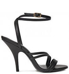 Sandały na szpilce Patrizia Pepe czarne 