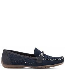 Mokasyny Rieker czarne damskie 