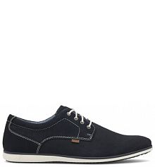 Półbuty sznurowane Lasocki granatowe męskie 