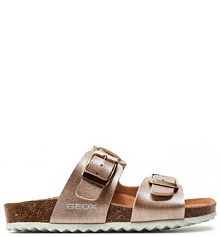 Klapki Geox różowe dziecięce 