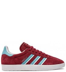 Półbuty sznurowane adidas bordowy męskie 