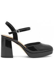 Sandały na słupku Jenny Fairy czarne 