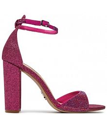 Sandały na słupku Steve Madden różowe 