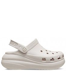 Klapki na koturnie Crocs różowe 