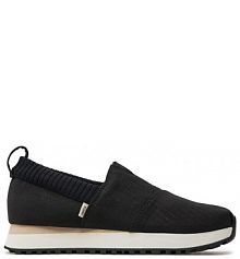 Półbuty wsuwane Toms czarne damskie 