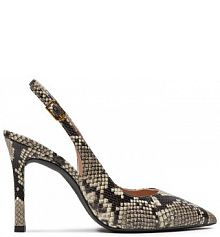 Sandały na szpilce Unisa beżowe 