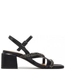 Sandały na słupku Gioseppo czarne 