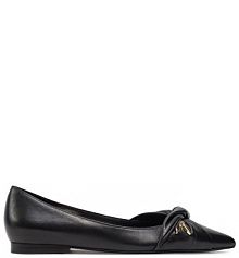 Baleriny Patrizia Pepe czarne damskie 