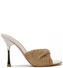 Klapki na szpilce Liu Jo złote 