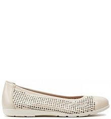 Baleriny Caprice beżowe damskie 