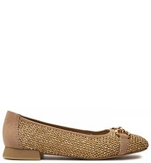 Baleriny Caprice brązowe damskie 