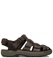 Sandały Clarks brązowe męskie 