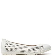 Baleriny Caprice białe damskie 