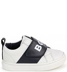 Półbuty wsuwane BOSS białe dziecięce 