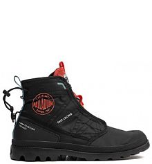 Trapery Palladium czarne damskie 