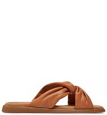 Klapki Unisa brązowe damskie 