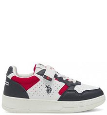 Buty na rzepy U.S. Polo Assn. białe dziecięce 