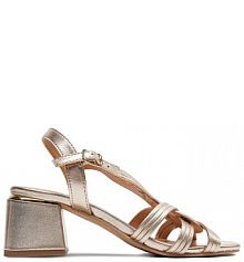 Sandały na słupku Gioseppo złote 