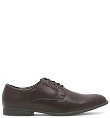 Półbuty wizytowe Lanetti brązowe męskie 