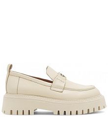 Półbuty wsuwane Eva Minge beżowe damskie 