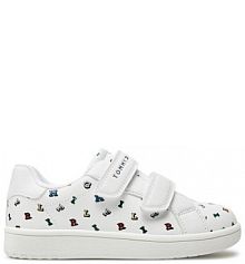 Buty na rzepy Tommy Hilfiger białe dziecięce 