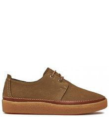 Półbuty sznurowane Clarks brązowe męskie 