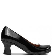 Półbuty na obcasie Fly London czarne damskie 