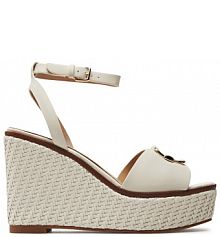 Sandały na koturnie Aldo białe 