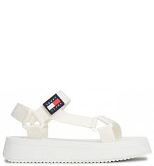 Sandały Tommy Jeans écru damskie 