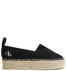 Espadryle Calvin Klein Jeans czarne damskie 