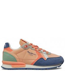 Sneakersy Pepe Jeans pomarańczowe dziecięce 