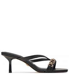 Klapki na szpilce Aldo czarne 