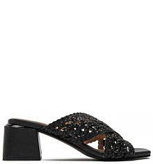 Klapki na słupku Gioseppo czarne 