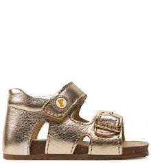 Sandały Naturino złote dziecięce 