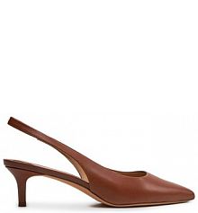 Sandały na szpilce LAUREN RALPH LAUREN brązowe 