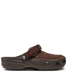 Klapki Crocs brązowe męskie 