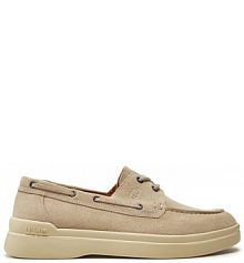 Półbuty sznurowane Liu Jo beżowe męskie 