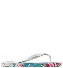 Japonki Pepe Jeans srebrne damskie 