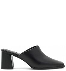 Klapki na słupku Sergio Bardi czarne 