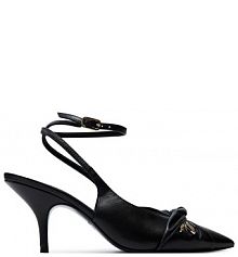 Sandały na szpilce Patrizia Pepe czarne 