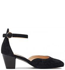 Półbuty na obcasie Ara czarne damskie 