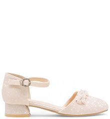 Buty komunijne Nelli Blu różowe dziecięce 