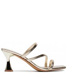 Sandały na szpilce Aldo złote 