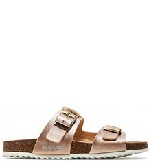 Klapki Geox różowe dziecięce 