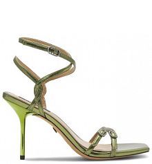 Sandały na szpilce Nine West zielone 